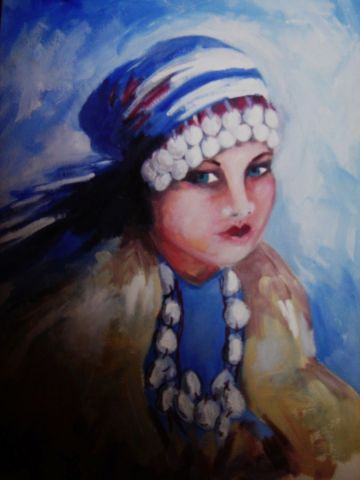 L'artiste MILA - portrait berbère 