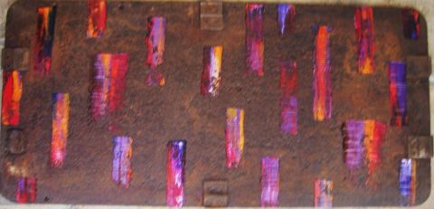 porte de compteur - Peinture - carole zilberstein