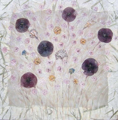 coquelicots - Peinture - carole zilberstein