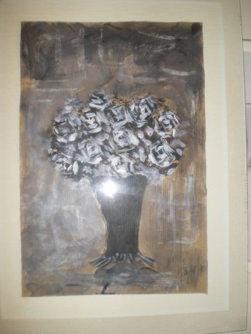 L'artiste pacou - vase noir