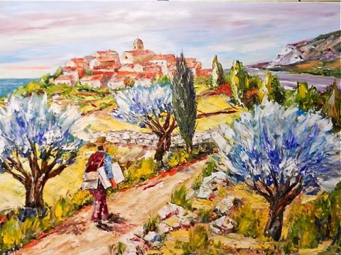 Promenade du peintre  - Peinture - litalien