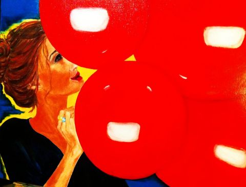 Birthday - Peinture - Maya Nival-Borgia