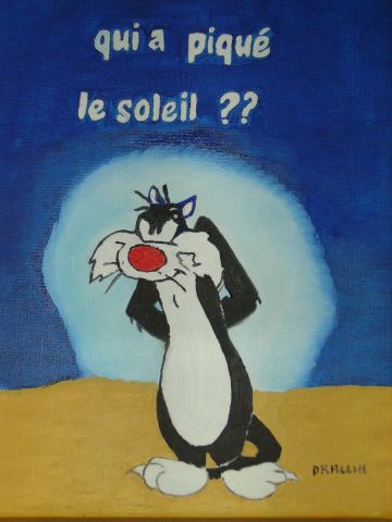 Gros minet - Peinture - drallih