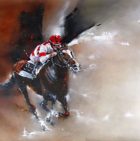 Pur sang - Peinture - Karine BRAILLY