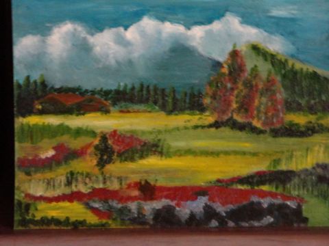 L'artiste alawisaad - paysage d'automne