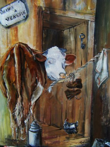 VACHE - Peinture - Felix