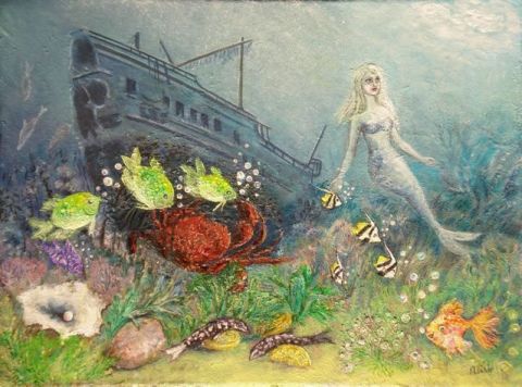 Les mystères de la mer - Peinture - Nataliya