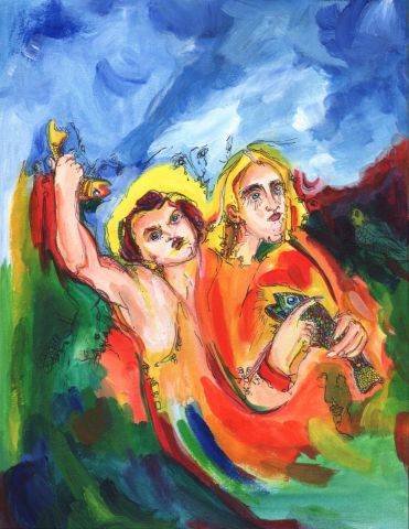 Te reste-til � manger ? - Peinture - Michel JASINSKI