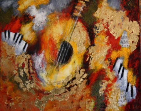 QUAND L'HARMONIE DES COULEURS DEVIENT SYMPHONIE - Peinture - NICOLE BILES