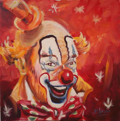 le clown 1 - Peinture - JP  NADO