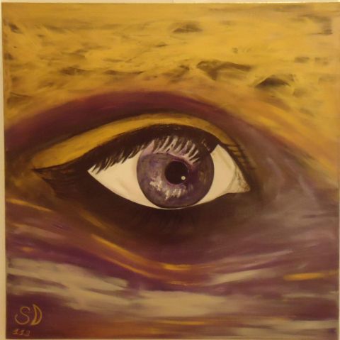 Sensitive Eye - Peinture - SONYA DZIABAS
