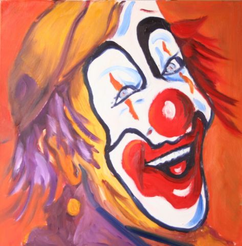 clown 1 - Peinture - JP  NADO