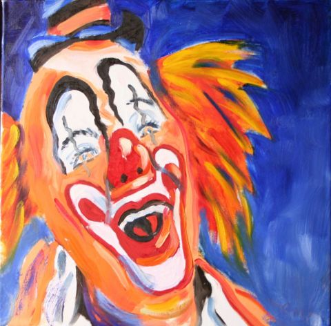 clown 2 - Peinture - JP  NADO