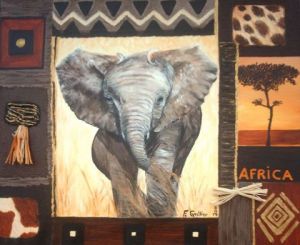 Voir cette oeuvre de Francoise GRELLIER: l'elephant