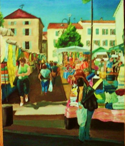 L'artiste Mleo - Le marché
