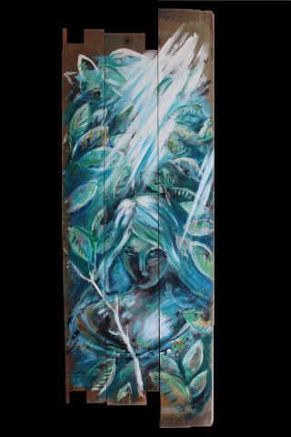 L'artiste anthony soulie - forêt bleue