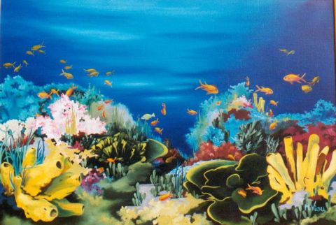 L'artiste MICHELLE - Fond coraillien