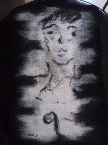le p'tit jeune homme - Art textile - COSIFAJO