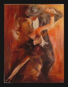 Voir le détail de cette oeuvre: Danseurs tango argentin