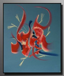 Voir cette oeuvre de BELFODIL: Peinture abstraite MATIN TENDRESSE