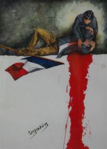Peinture de dominique  serusier: Au Nom De La Liberté 