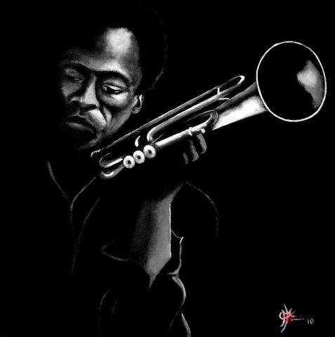 Miles Davis - Peinture - Marc PARMENTIER