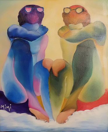 ST. TROPEZ - Peinture - MIMI