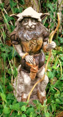 troll des bois  - Sculpture - maiween