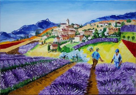 La Drome Provençale  - Peinture - ClaudeArt
