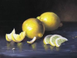 Voir le détail de cette oeuvre: citrons et rondelles