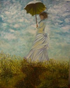 Voir le détail de cette oeuvre: Femme à l'ombrelle