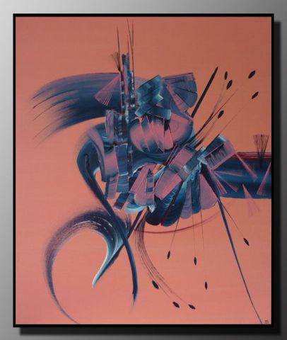 L'artiste BELFODIL - Peinture abstraite VIBRATION