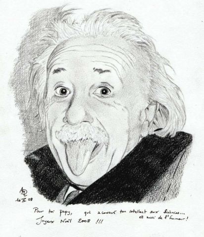Albert Einstein - Dessin - Emde