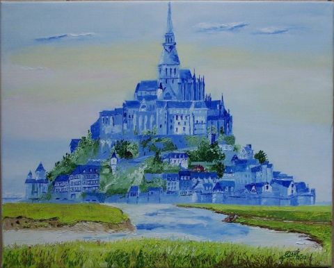 Le Mont Saint Michel - Peinture - ClaudeArt