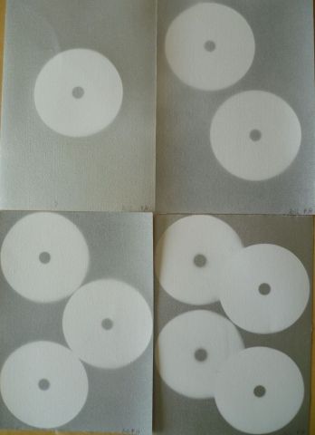 Disque, double, triple et quadruple disque de platine - Peinture - philnath