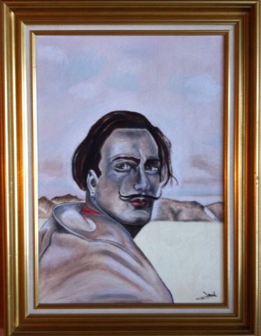 L'artiste Michele Monnet - Portrait de Dali