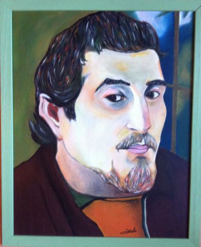 L'artiste Michele Monnet - Portrait de Gauguin