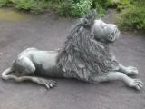 le lion couché - Sculpture - Njikam Soulemane