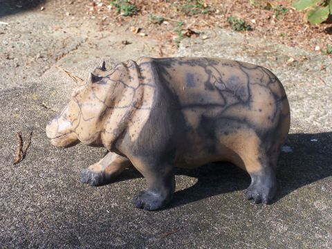 Hippopotame - Sculpture - Jean-Luc PROU