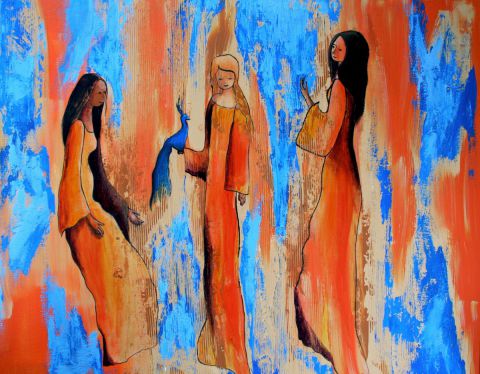 L'artiste Catherine Renard - Les trois soeurs