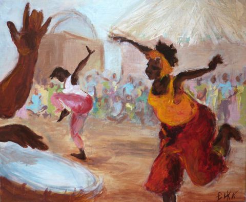 Africaines - Peinture - Elka