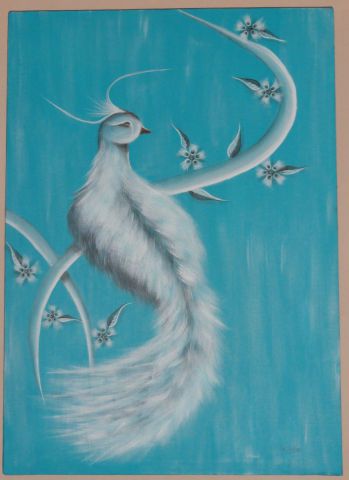L'artiste therese collier - L'oiseau bleu