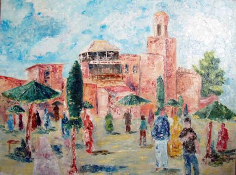 L'artiste Mily - Marrakesh, Place Djema El Fna