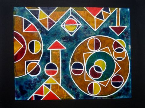 tapis graphique -6 - Peinture - ANTOINE MELLADO