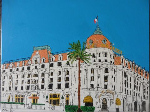 HOTEL NEGRESCO NICE FRANCE - Peinture - DJL