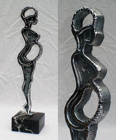 Femme enceinte - Sculpture - Philippe Rocca