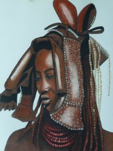 Voir le détail de cette oeuvre: Jeune épouse Himba de Namibie