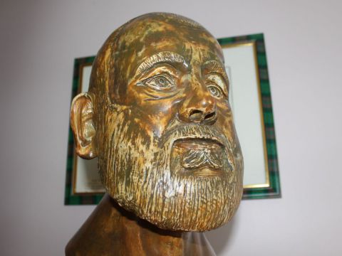 Portrait homme - Sculpture - Pierre GOGO