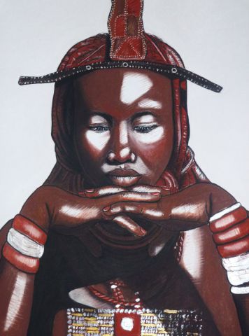 Femme Himba - Dessin - alvesc