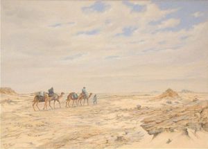 Voir le détail de cette oeuvre: Dans le désert de la Tefedest (Algerie)